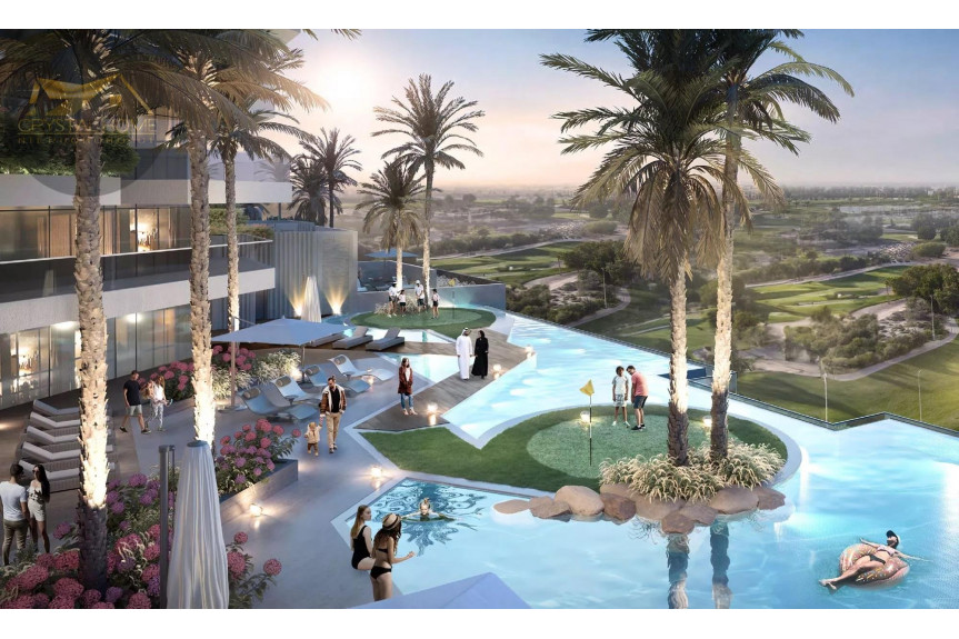 Dubaj, Apartamenty z polem golfowym