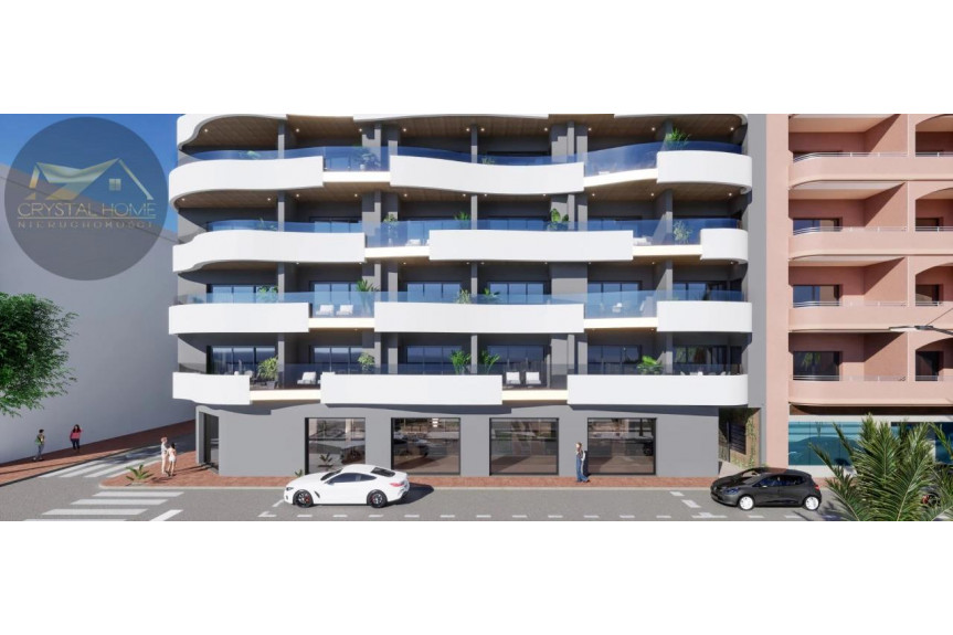 Alicante, Torrevieja, NOWOCZESNY APARTAMENT BLISKO PLAŻY W TOREVIEJA