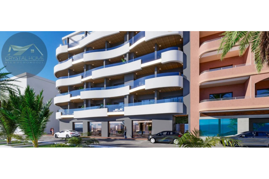 Alicante, Torrevieja, NOWOCZESNY APARTAMENT BLISKO PLAŻY W TOREVIEJA