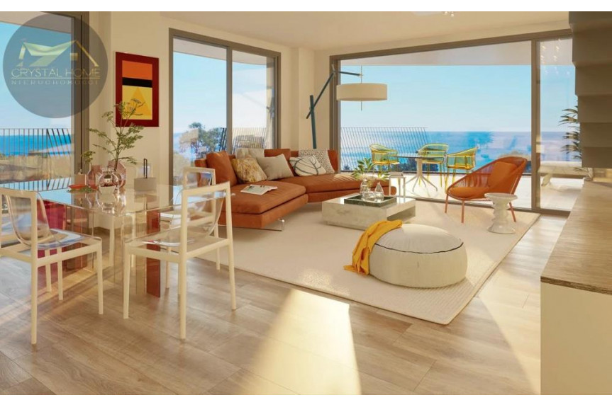 Alicante, Villajoyosa, Nowoczesny penthouse w Villajoyosa 100m od morza.