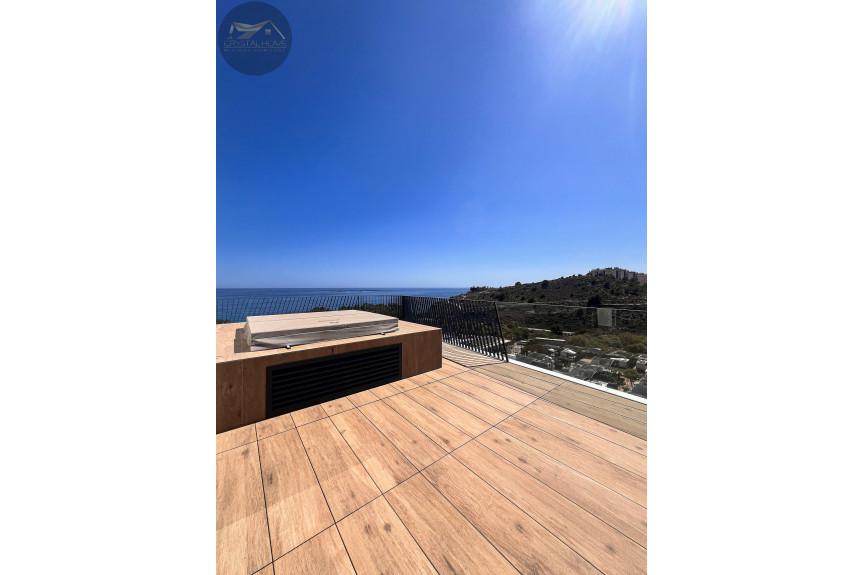 Alicante, Villajoyosa, PENTHOUSE ZALEDWIE 100M OD MORZA W VILLAJOYOSA